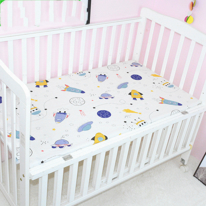 Soft Cotton Baby Cot Cover and Mattress Protector for Cozy Sleep