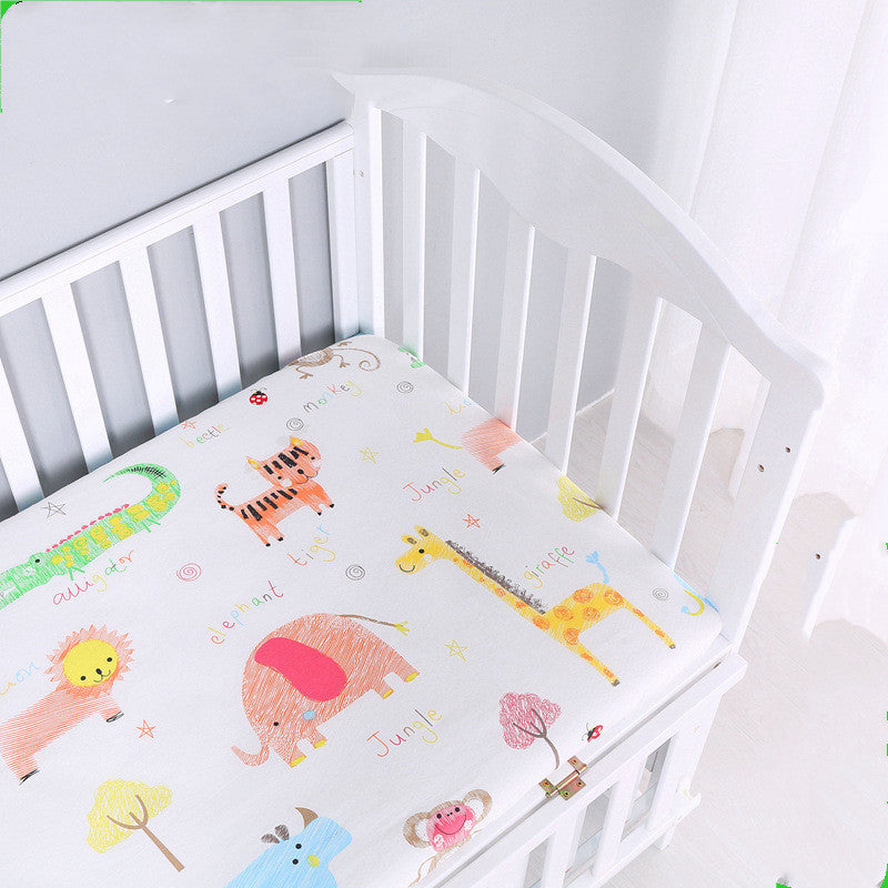 Soft Cotton Baby Cot Cover and Mattress Protector for Cozy Sleep