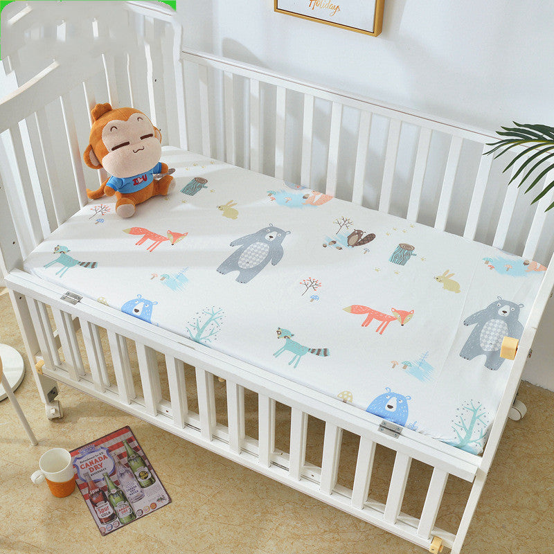Soft Cotton Baby Cot Cover and Mattress Protector for Cozy Sleep