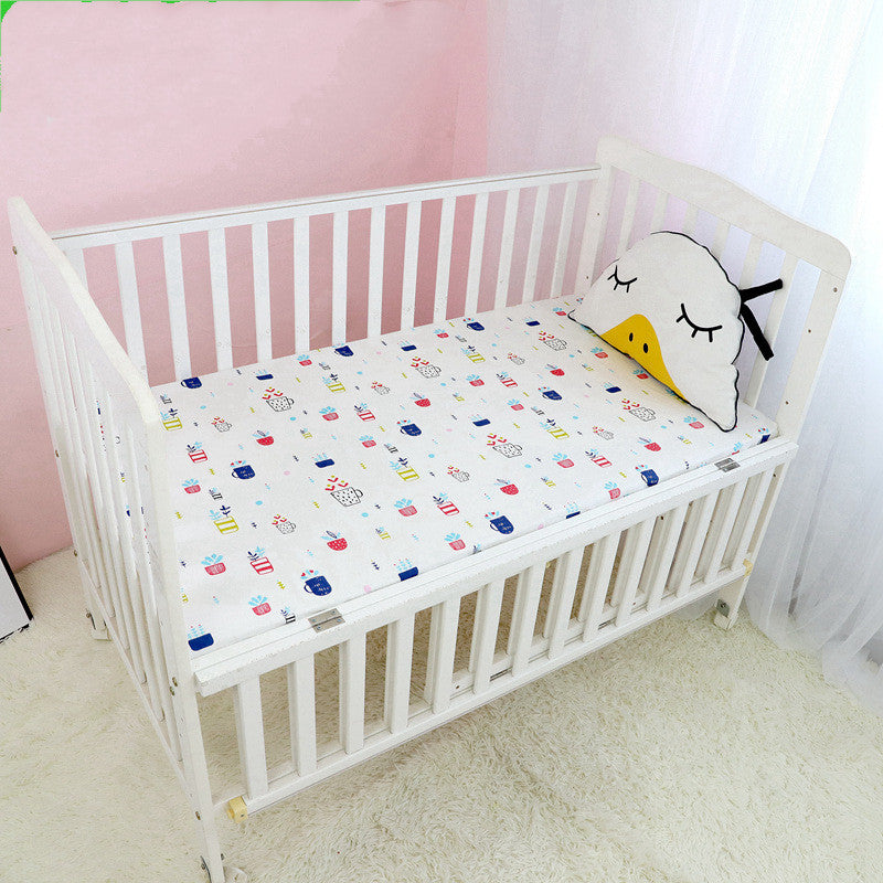 Soft Cotton Baby Cot Cover and Mattress Protector for Cozy Sleep