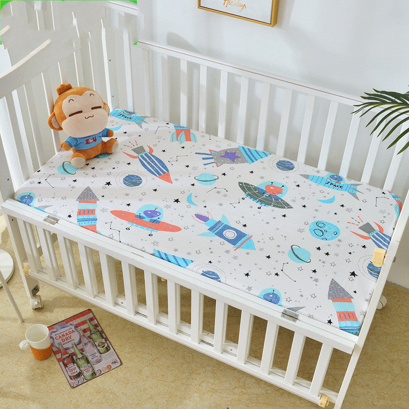 Soft Cotton Baby Cot Cover and Mattress Protector for Cozy Sleep