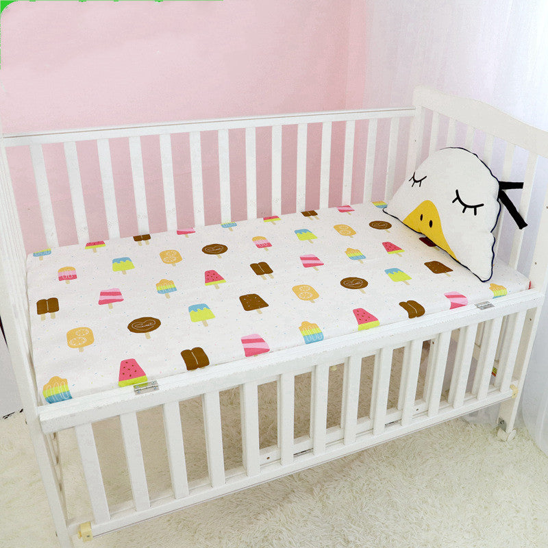 Soft Cotton Baby Cot Cover and Mattress Protector for Cozy Sleep
