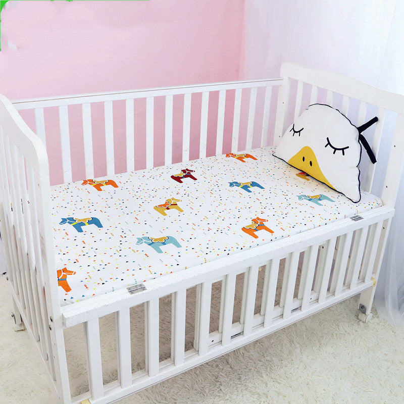 Soft Cotton Baby Cot Cover and Mattress Protector for Cozy Sleep