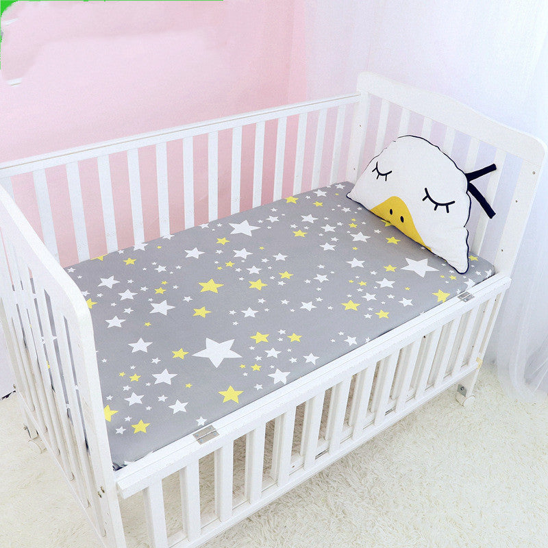 Soft Cotton Baby Cot Cover and Mattress Protector for Cozy Sleep