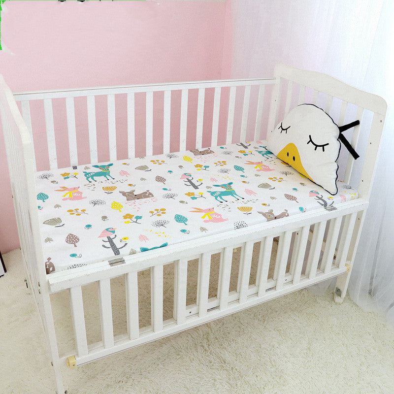 Soft Cotton Baby Cot Cover and Mattress Protector for Cozy Sleep