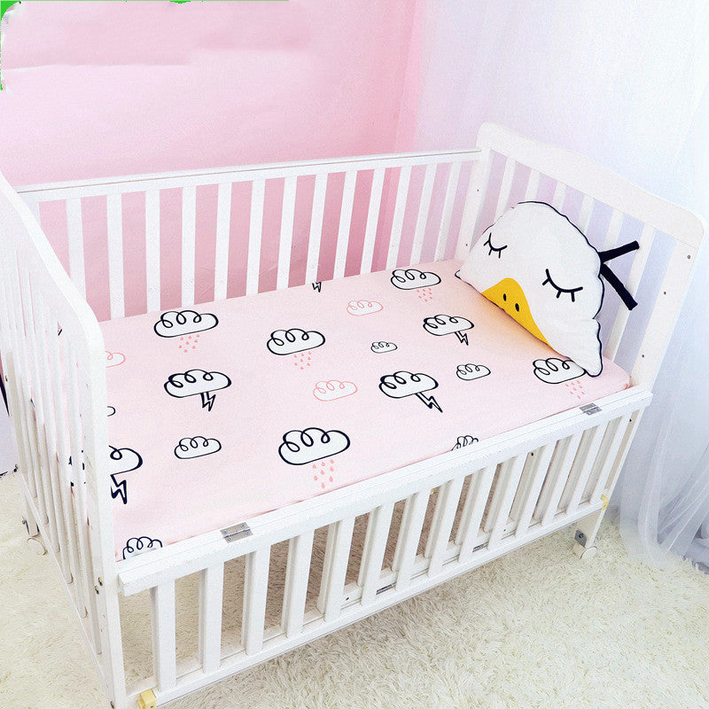 Soft Cotton Baby Cot Cover and Mattress Protector for Cozy Sleep