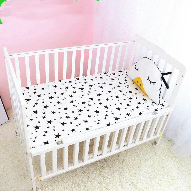 Soft Cotton Baby Cot Cover and Mattress Protector for Cozy Sleep