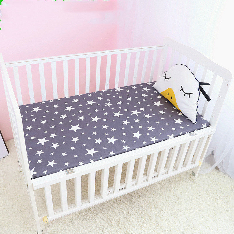 Soft Cotton Baby Cot Cover and Mattress Protector for Cozy Sleep