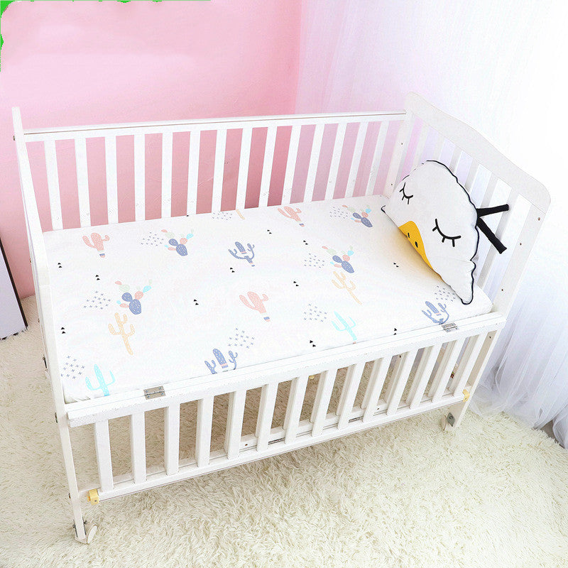 Soft Cotton Baby Cot Cover and Mattress Protector for Cozy Sleep