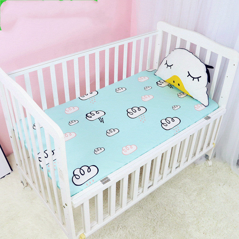 Soft Cotton Baby Cot Cover and Mattress Protector for Cozy Sleep