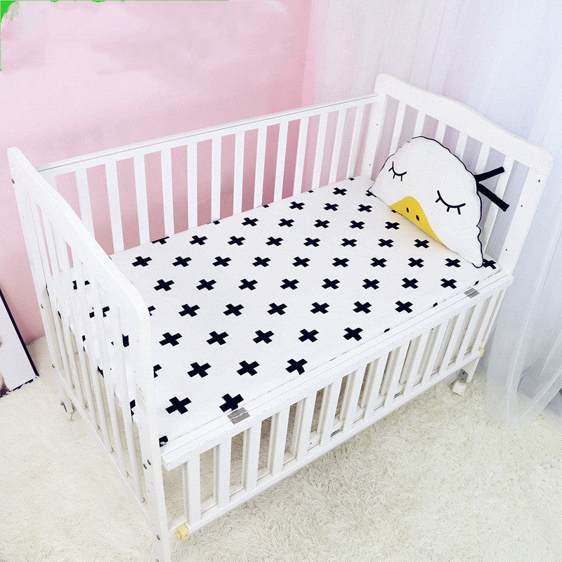 Soft Cotton Baby Cot Cover and Mattress Protector for Cozy Sleep