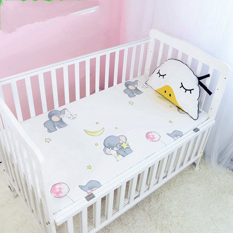 Soft Cotton Baby Cot Cover and Mattress Protector for Cozy Sleep