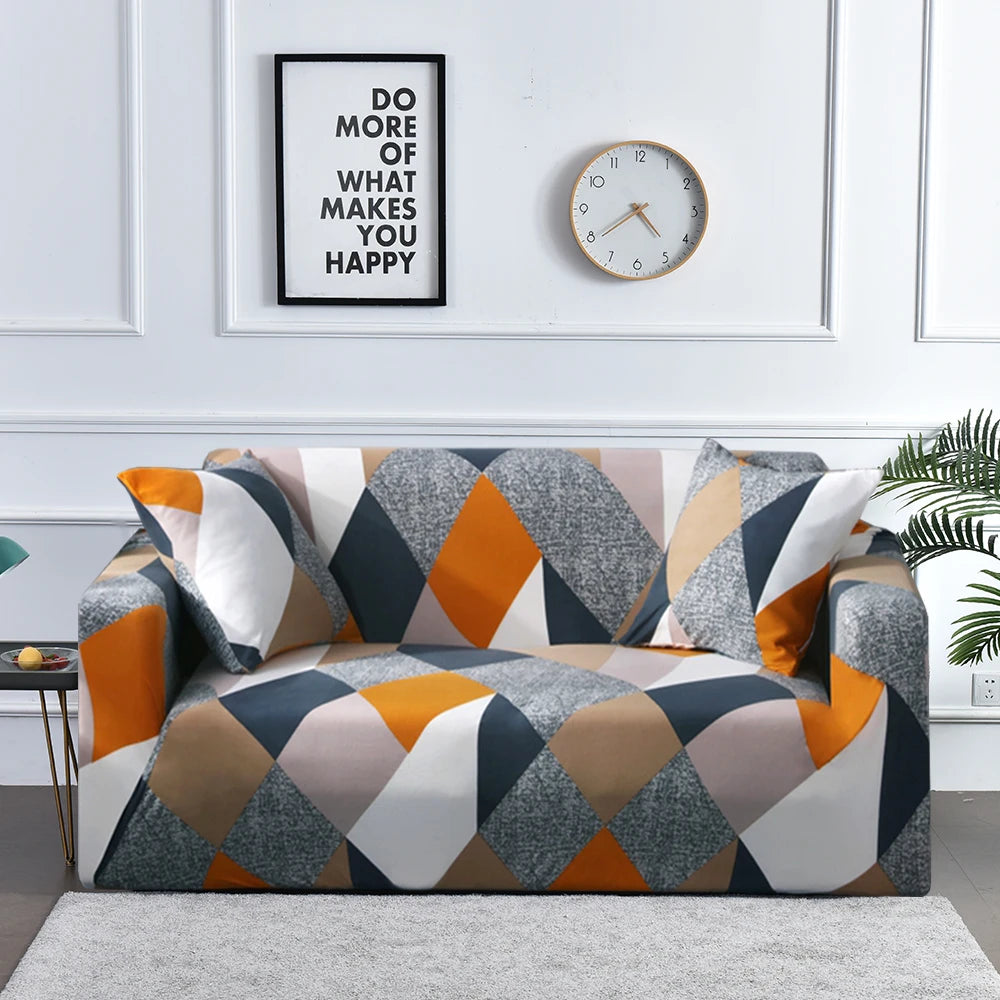 FamilyHomeDecor™ Flower Printed Spandex Sofa Protector