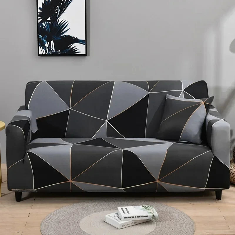 FamilyHomeDecor™ Flower Printed Spandex Sofa Protector