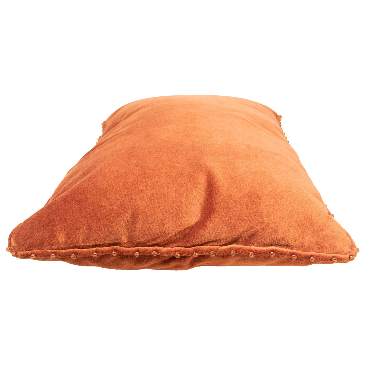 Pier 1 Rust Velvet Lumbar Pillow