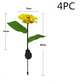 LED Solar Sunflower Lamps Solar Light Decorative Lights