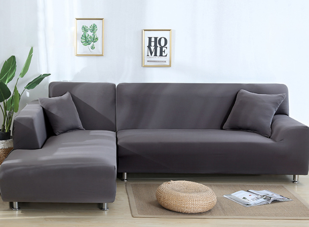 Solid Corner Sofa Covers - Elastic Material Sofa Protector Cover