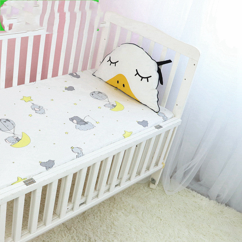 Soft Cotton Baby Cot Cover and Mattress Protector for Cozy Sleep