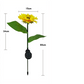 LED Solar Sunflower Lamps Solar Light Decorative Lights