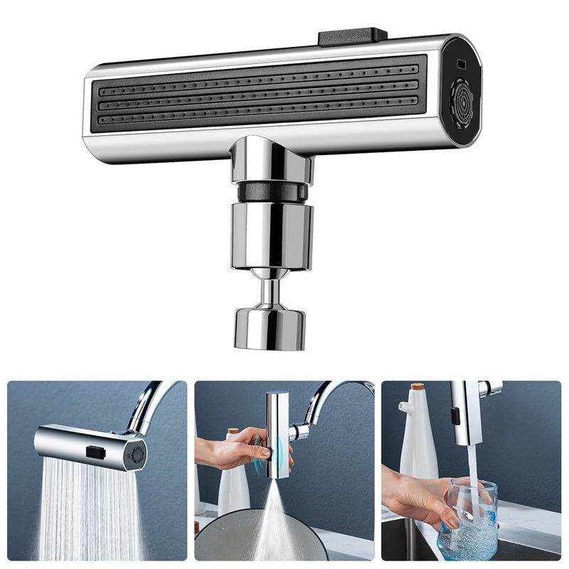 3-in-1 Kitchen Faucet - Universal Rotating Bubbler, Premium Quality