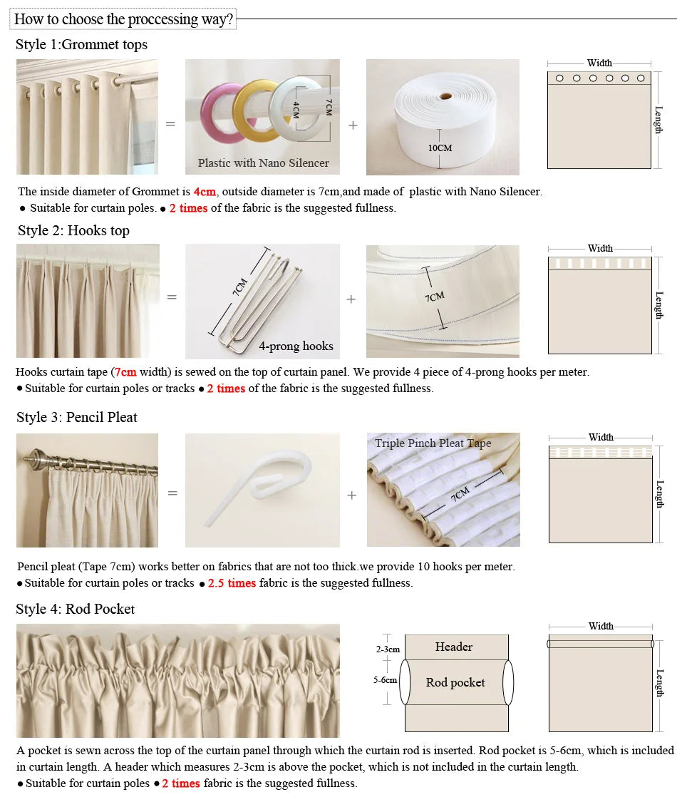 FamilyHomeDecor™ Luxury Double-layer Custom Embroidery Curtains