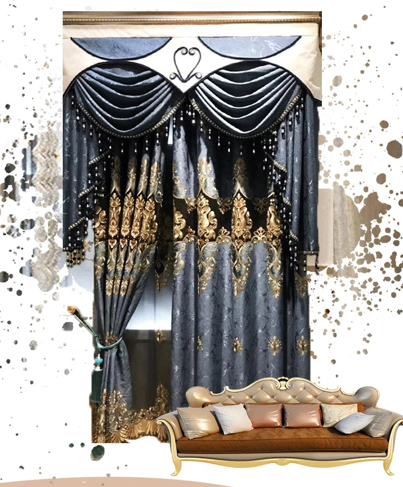 FamilyHomeDecor™ Embroidered Windows Curtains