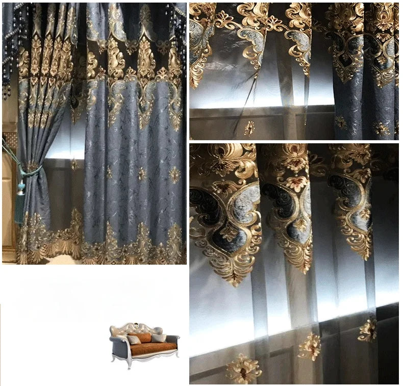 FamilyHomeDecor™ Embroidered Windows Curtains