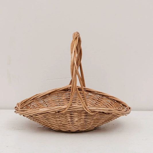 Pastoral Handmade Green Radish Succulent Creative Wall Hanging Wicker