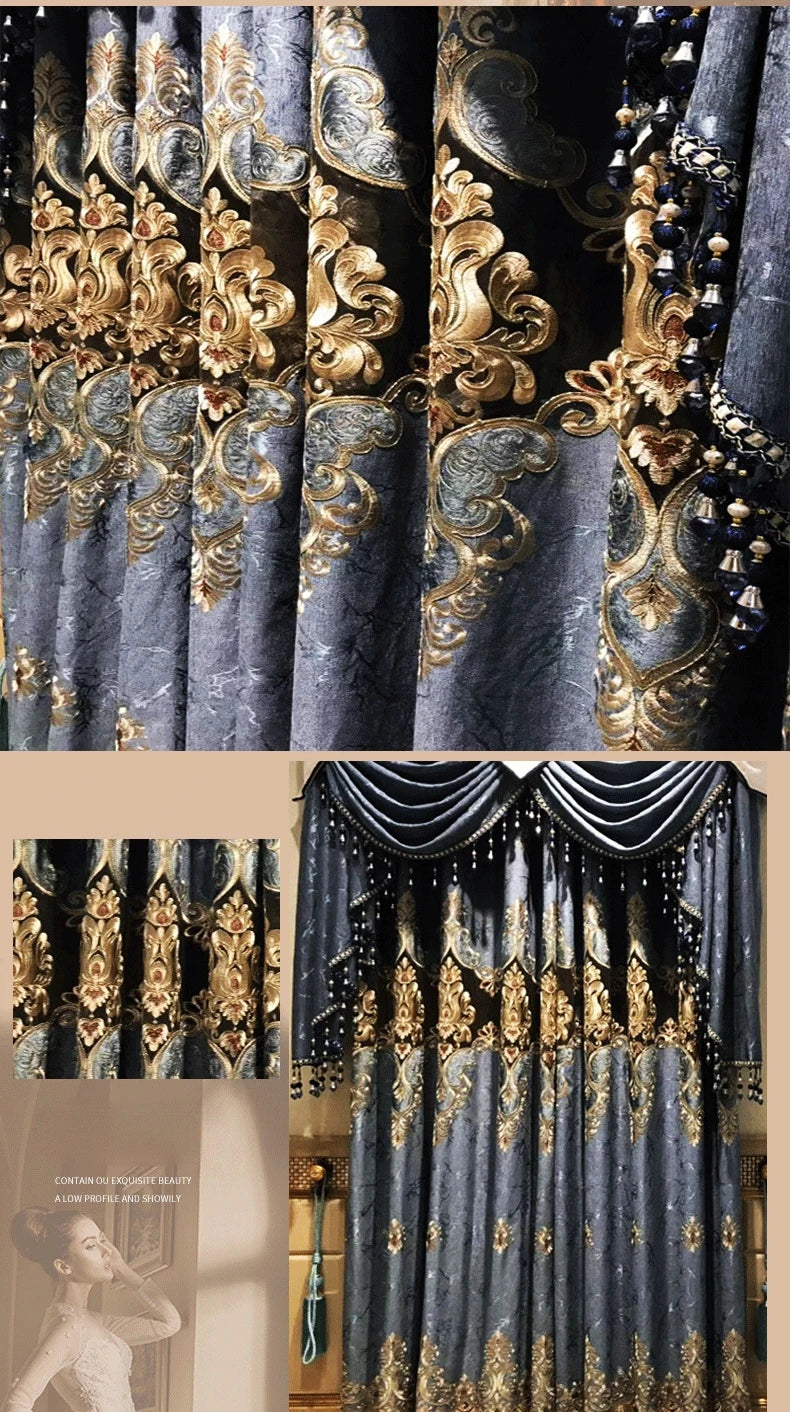 FamilyHomeDecor™ Embroidered Windows Curtains