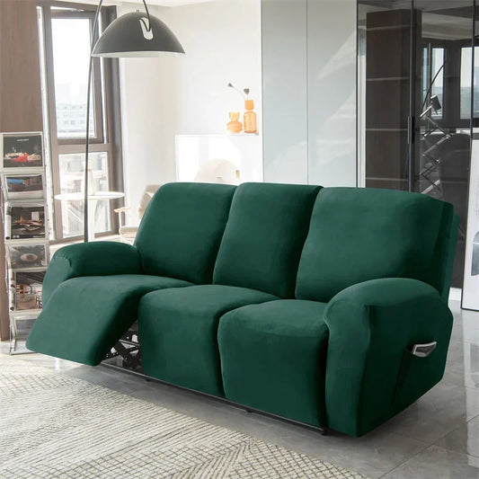 FamilyHomeDecor™ Recliner Elastic Velvet Sofa Slipcover