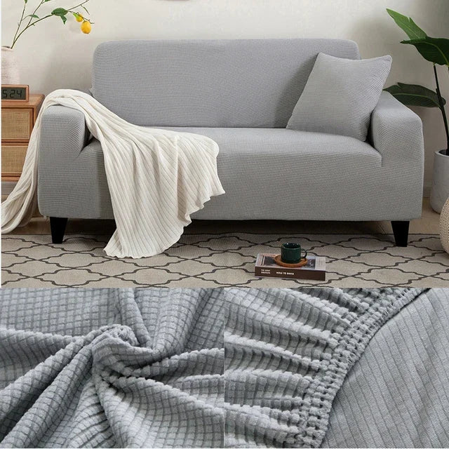 FamilyHomeDecor™ Machine Washable Elastic Stretch Couch Cover