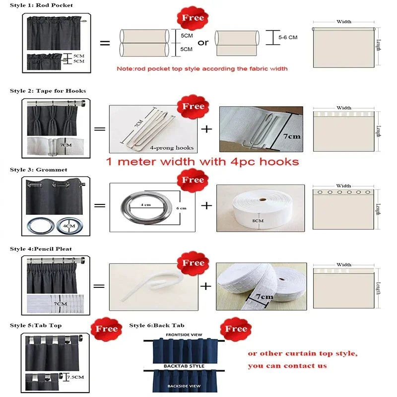 FamilyHomeDecor™ Luxury Double-layer Custom Embroidery Curtains