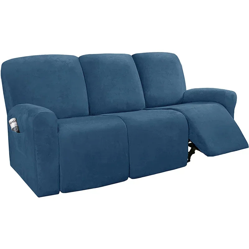 FamilyHomeDecor™ Recliner Elastic Velvet Sofa Slipcover