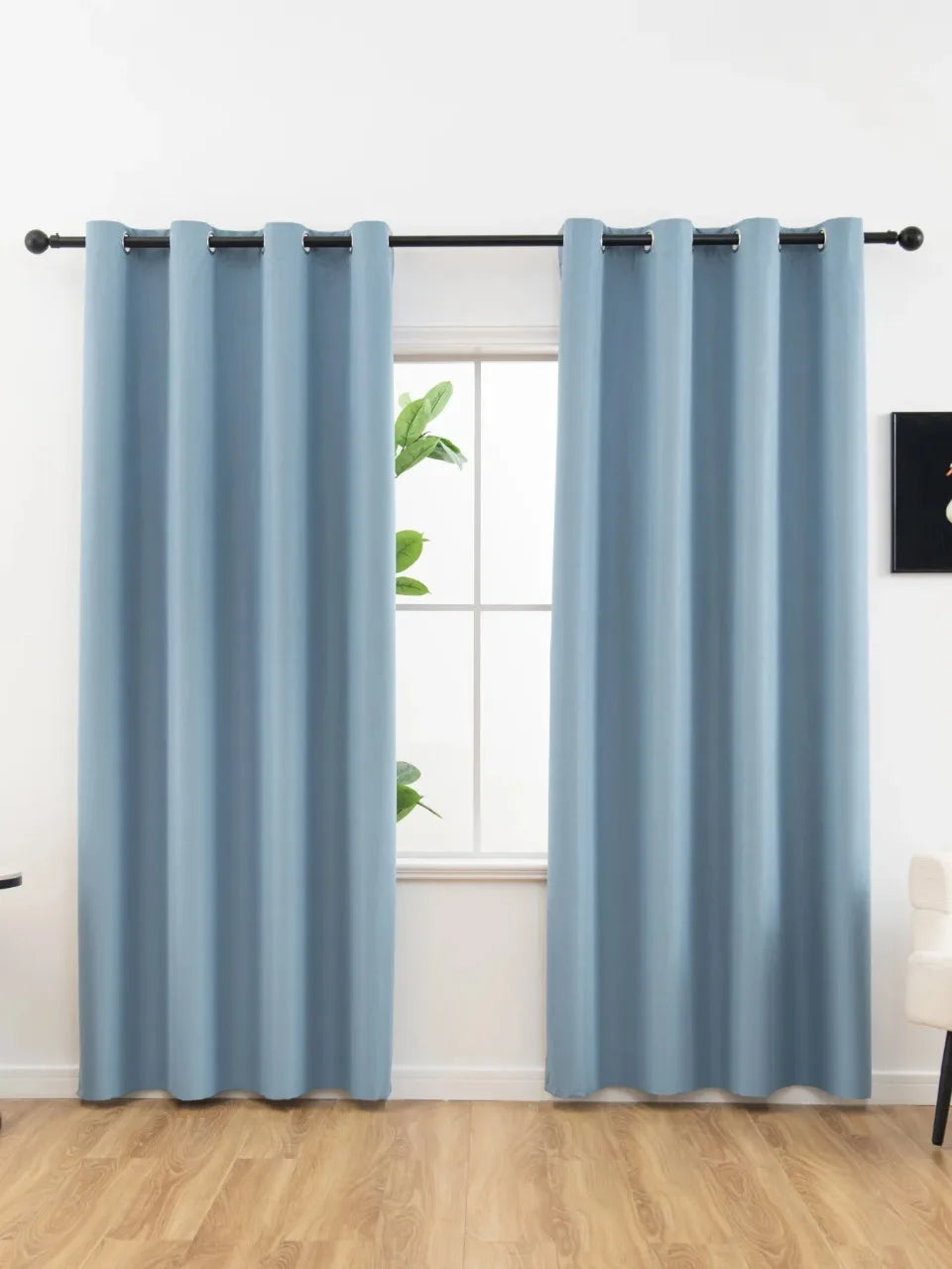 FamilyHomeDecor™ Easy Sliding Curtains Total Blackout