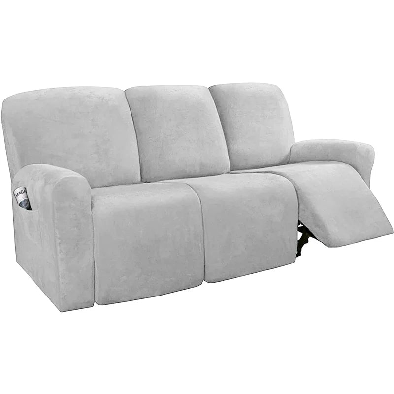 FamilyHomeDecor™ Recliner Elastic Velvet Sofa Slipcover