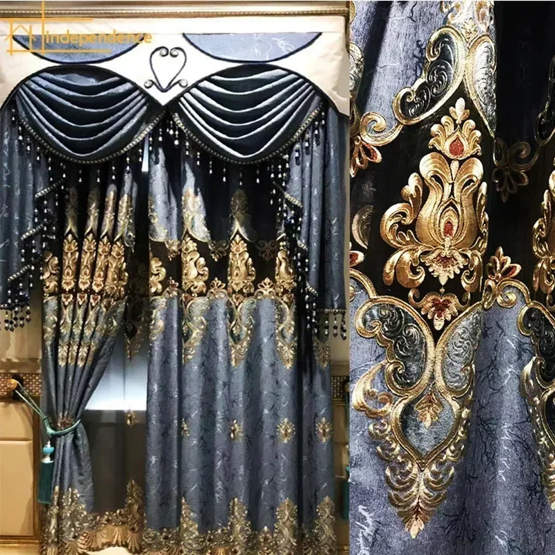 FamilyHomeDecor™ Embroidered Windows Curtains