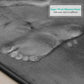 FamilyHomeDecor™ 3PC Velvet Memory Foam Bathroom Rugs