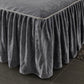 Premium Velvet Bed Skirt - Soft, Skin-Friendly Mattress Cover for Winter - No Pillowcase Included