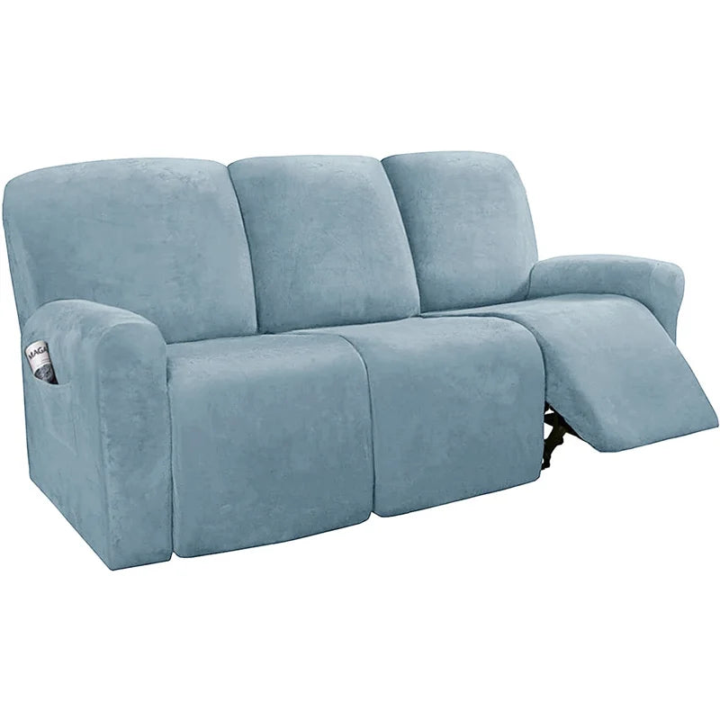 FamilyHomeDecor™ Recliner Elastic Velvet Sofa Slipcover