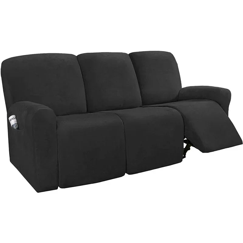 FamilyHomeDecor™ Recliner Elastic Velvet Sofa Slipcover