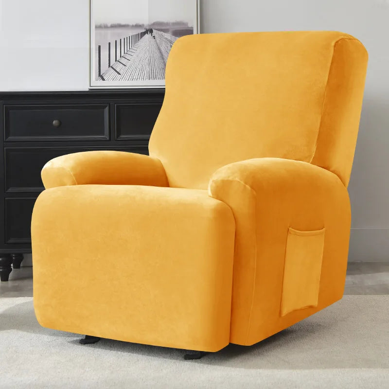 FamilyHomeDecor™ Recliner Elastic Velvet Sofa Slipcover