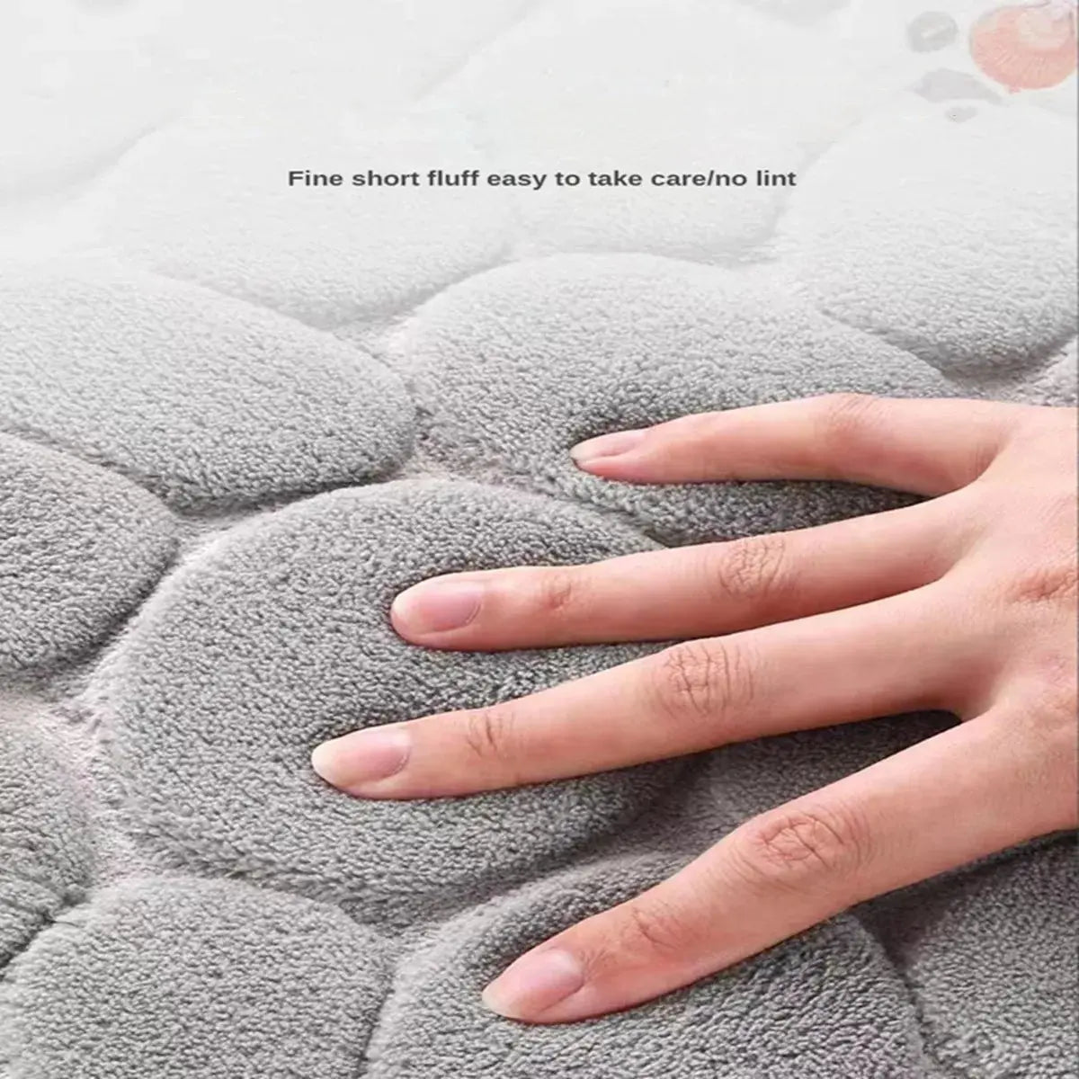 FamilyHomeDecor™ Chic Cobblestone Kitchen Mat