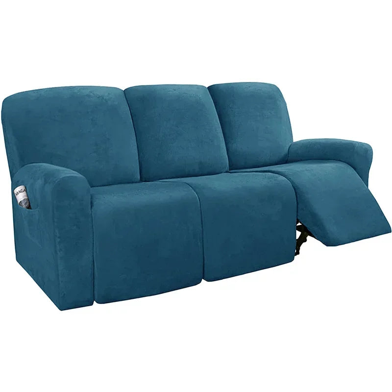 FamilyHomeDecor™ Recliner Elastic Velvet Sofa Slipcover