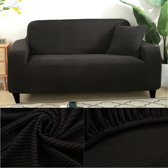 FamilyHomeDecor™ Machine Washable Elastic Stretch Couch Cover