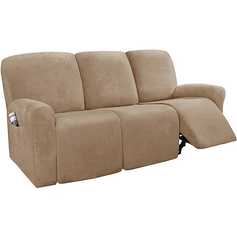FamilyHomeDecor™ Recliner Elastic Velvet Sofa Slipcover