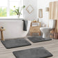 FamilyHomeDecor™ 3PC Velvet Memory Foam Bathroom Rugs