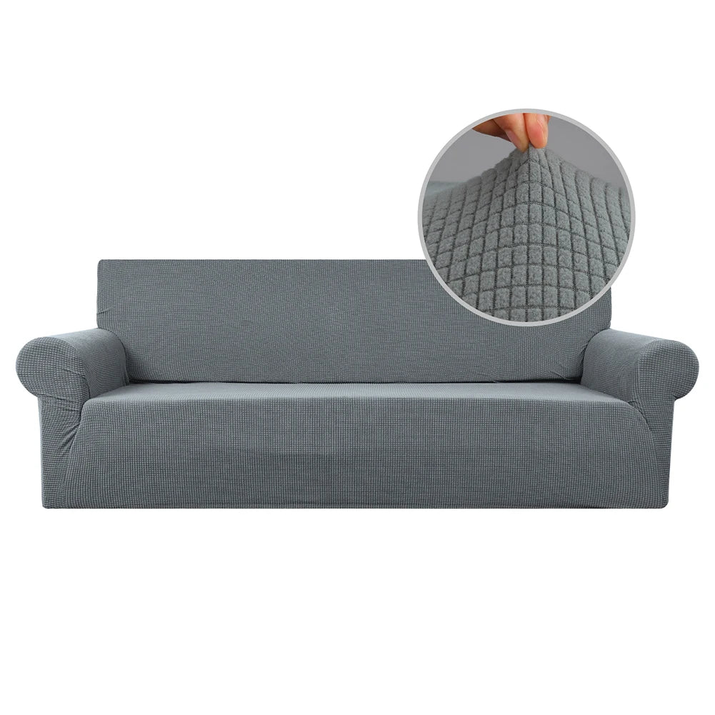FamilyHomeDecor™ Machine Washable Elastic Stretch Couch Cover
