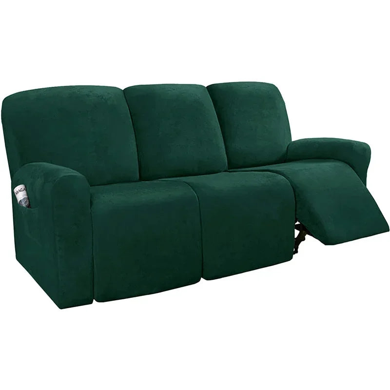 FamilyHomeDecor™ Recliner Elastic Velvet Sofa Slipcover