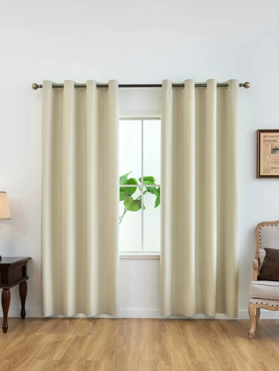 FamilyHomeDecor™ Easy Sliding Curtains Total Blackout