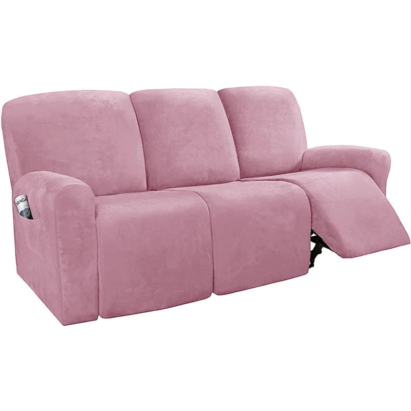 FamilyHomeDecor™ Recliner Elastic Velvet Sofa Slipcover